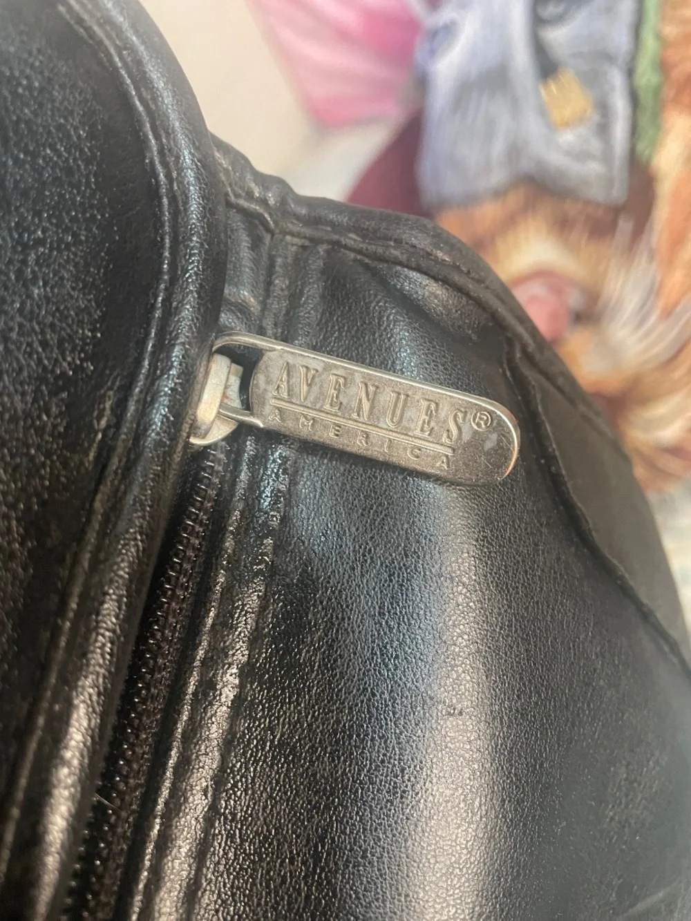 Avenues America: vintage harness leather laptop briefcase